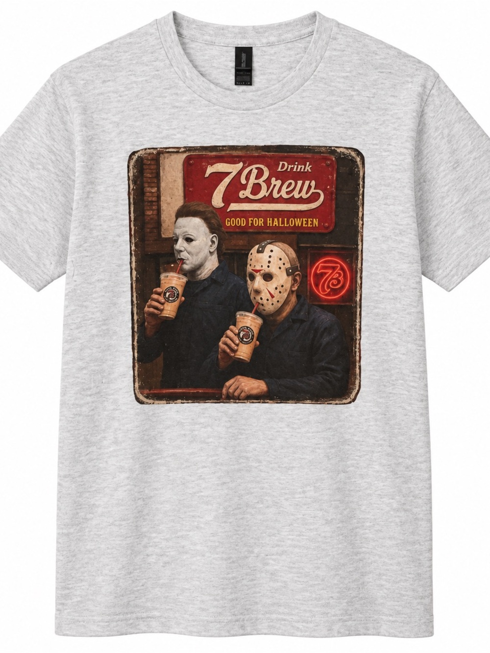 Adult Medium NWOT 7 Brew Graphic Tee